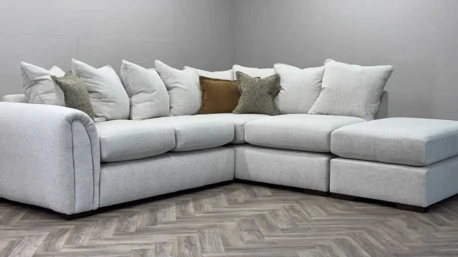 Utopia Corner Sofa With Chaise Footstool