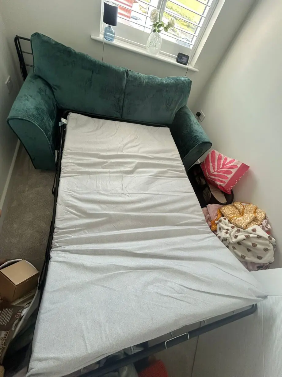 Next 2 seater teal sofa bed
