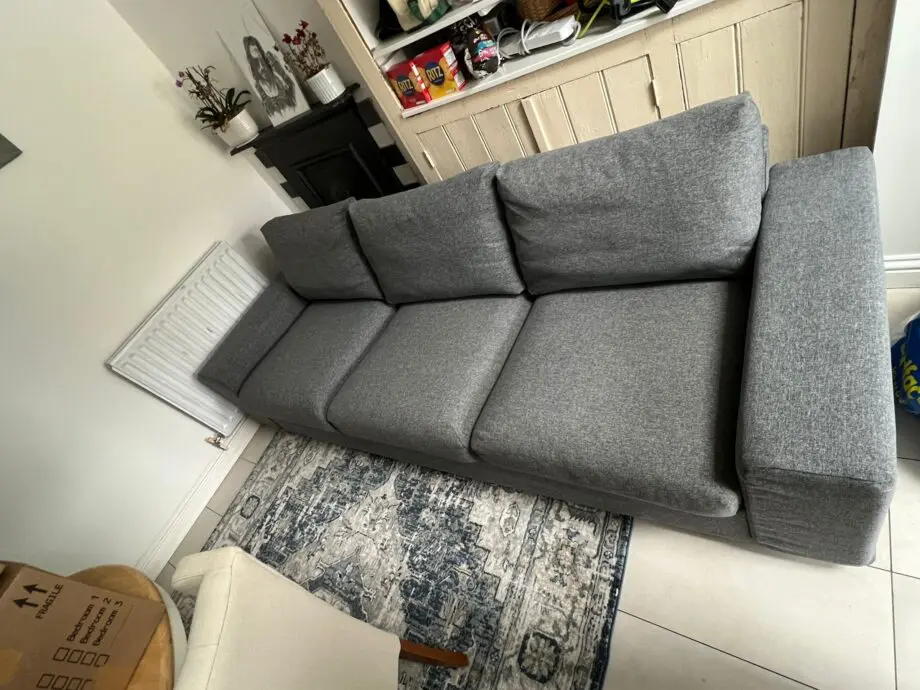 4-seater sofa with chaise lounge (storage)