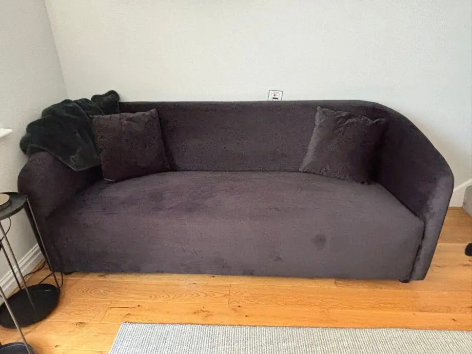 Black 2/3 seater sofa