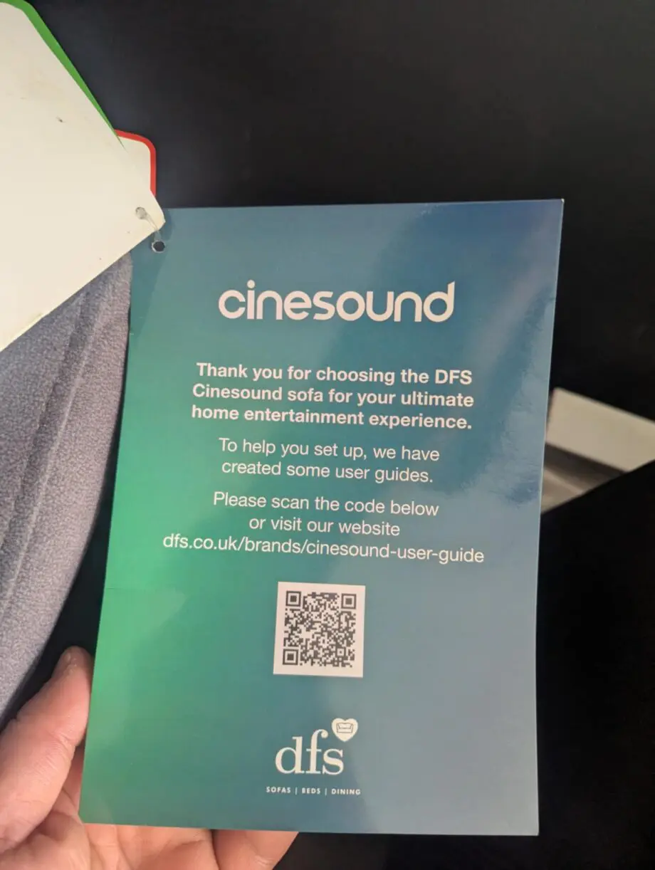 DFS Cinesound Sofa Set 2 + 3 Seaters