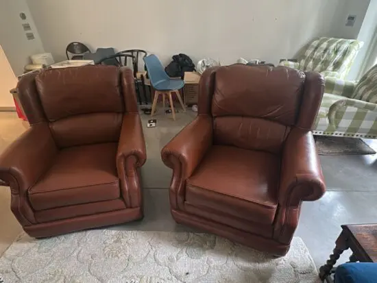 Thomas Lloyd Leather Arm Chair