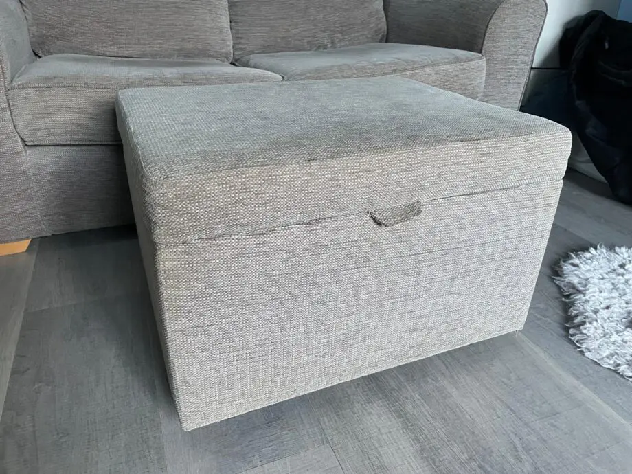 NEXT 3 piece suite - sofa, sofabed and storage footstool.