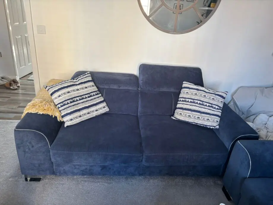 Msofas Blue 2 Seater Sofa x 2