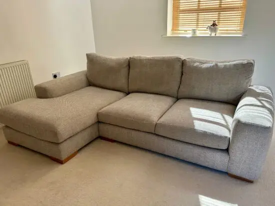 Next sofa - large, silver grey