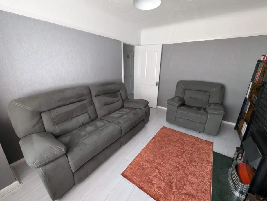 Harvey’s grey recliner 2 and armchair
