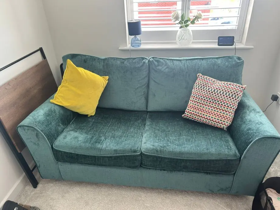 Next 2 seater teal sofa bed