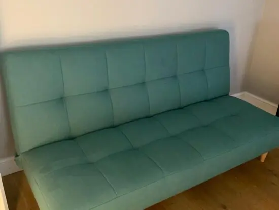 John Lewis Green Sofa Bed — Like New