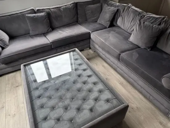 Large L shaped sofa