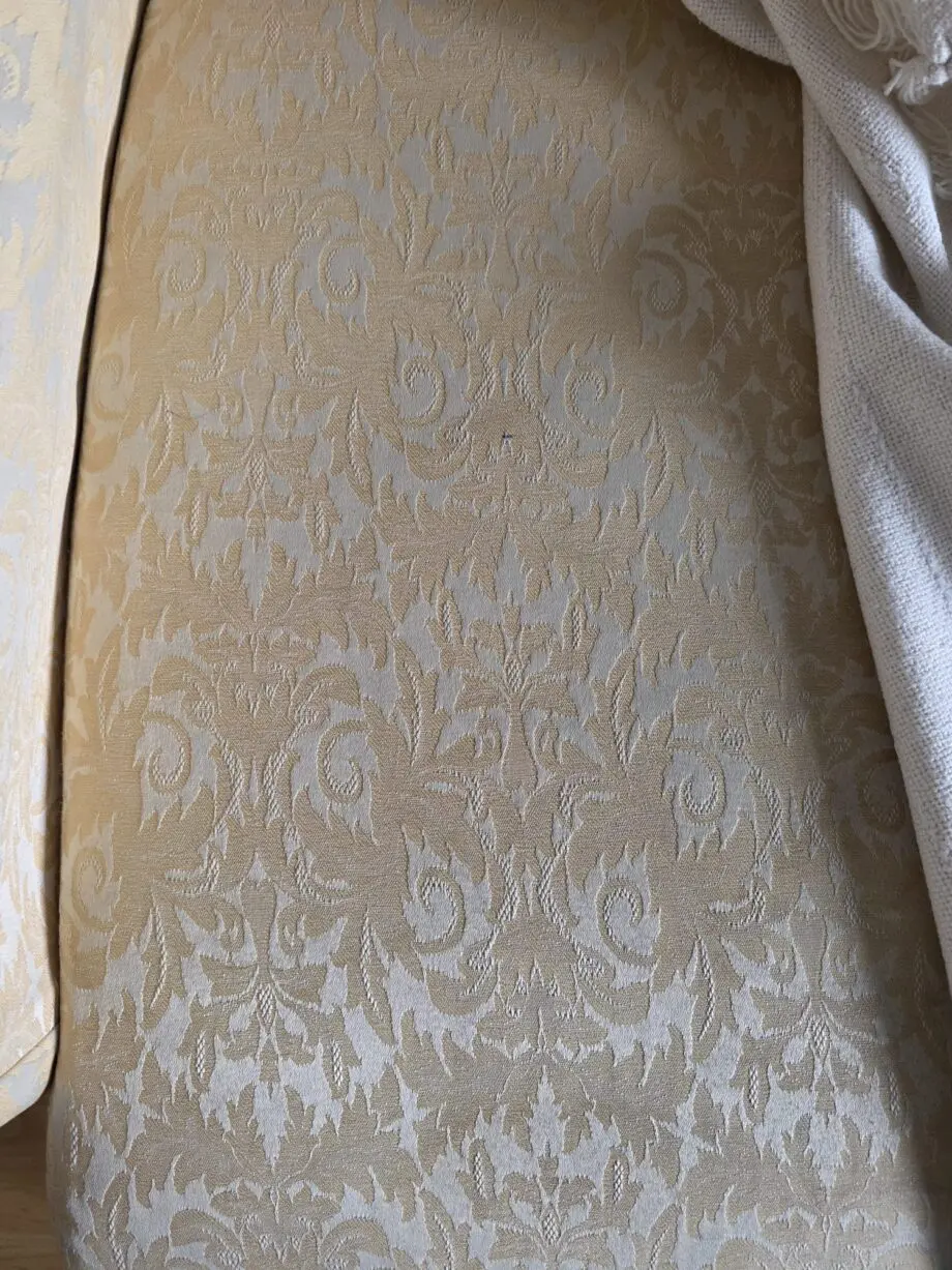Beige/cream corner sofa