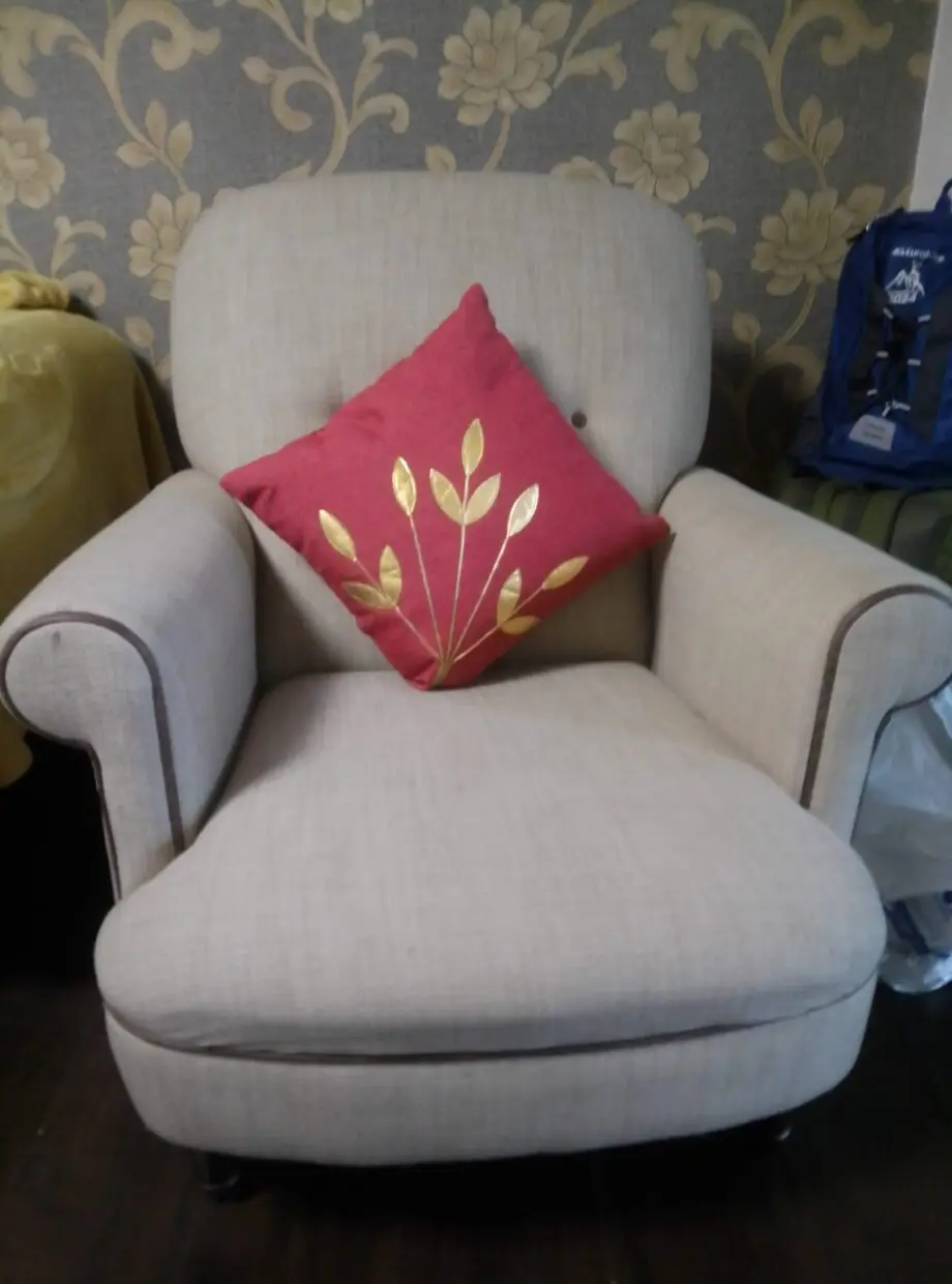 DFS BEIGE SINgle CORNER SOFA