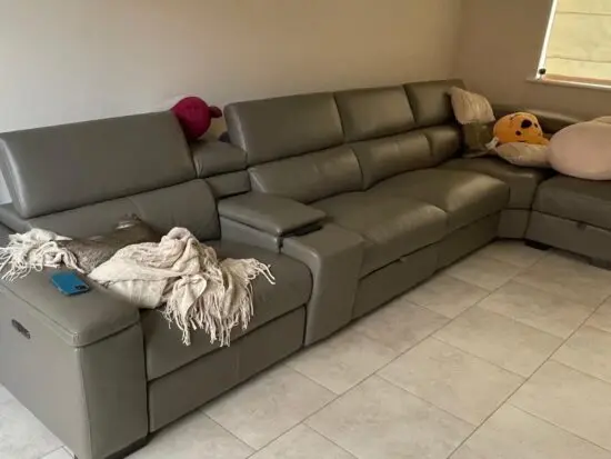 Hike sofa in the DFS Storeaway range (leather)