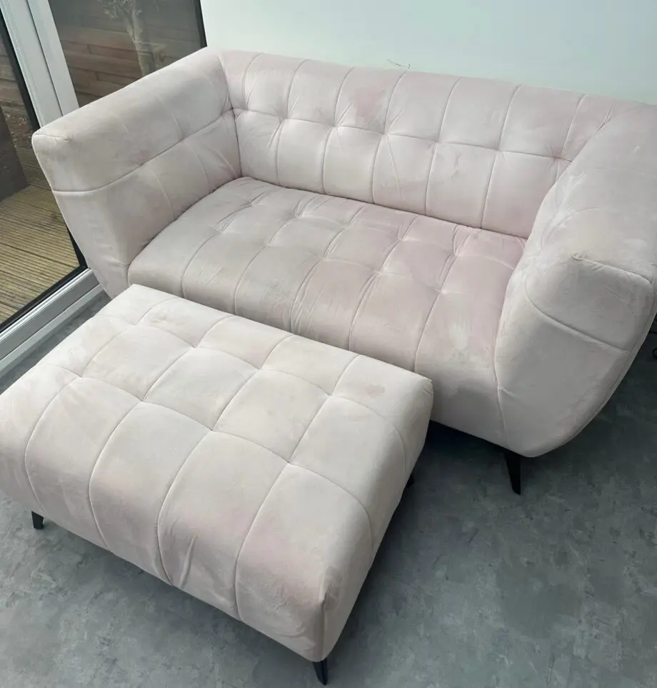 Pink sofa set