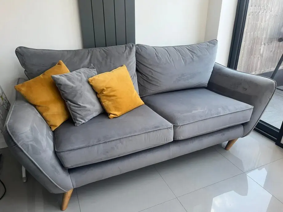 Habitat Grey 3 Seater Sofa
