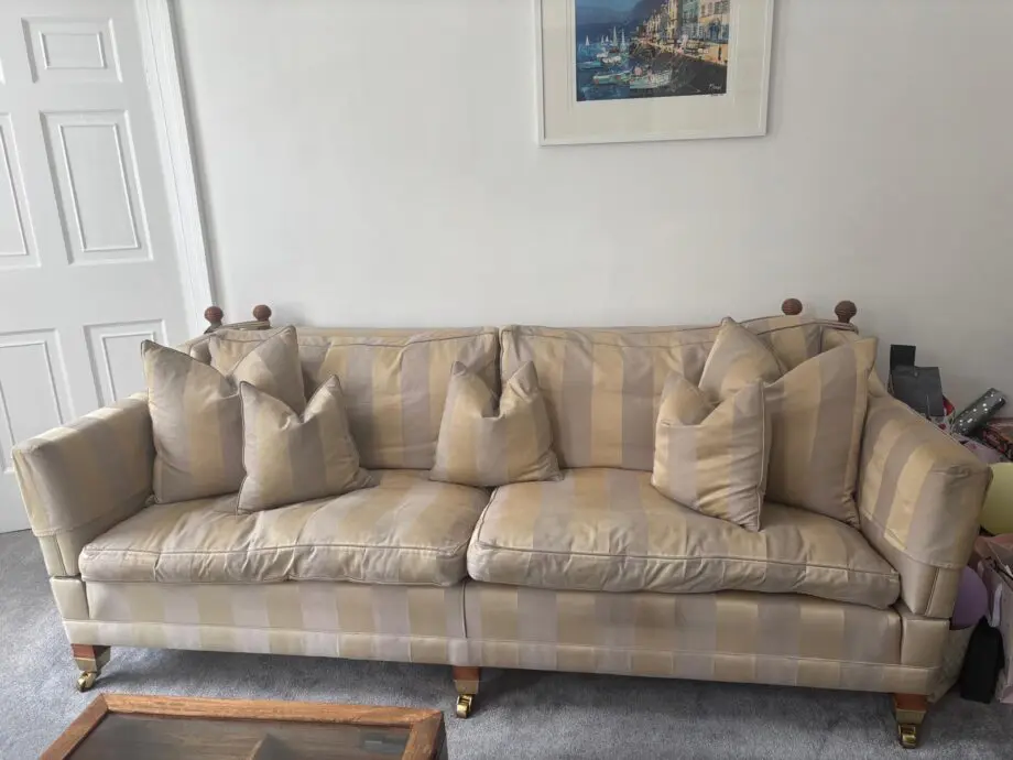 Two Duresta Trafalgar 3 seat sofas