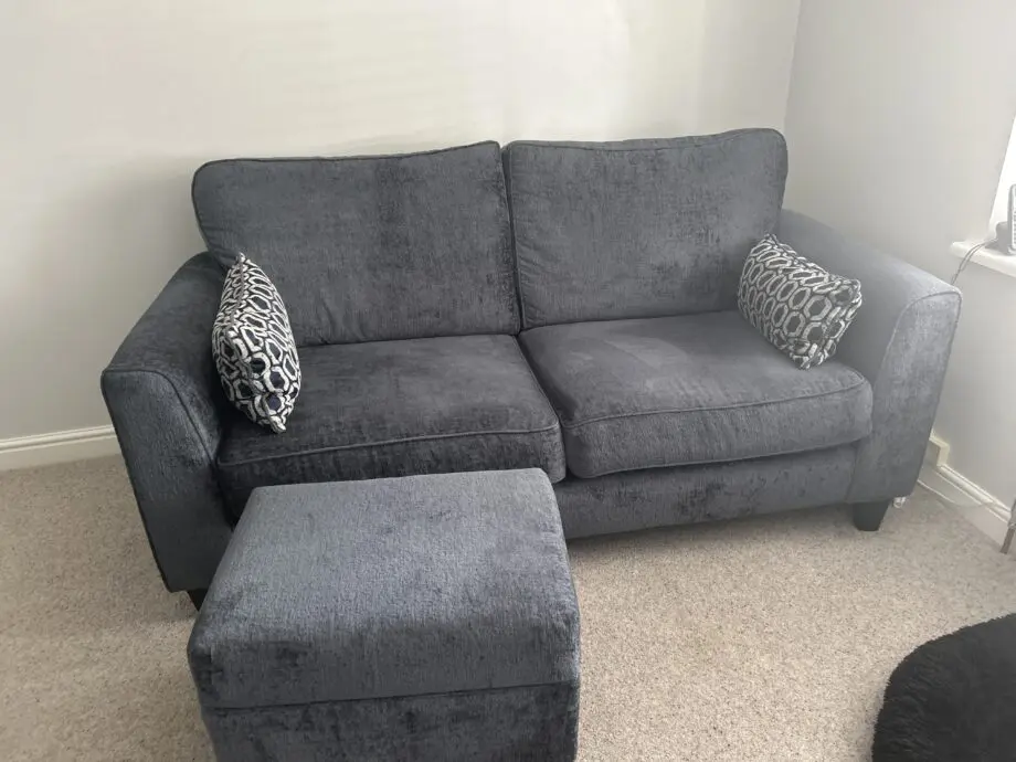 3 seater & 2+1/2 seater sofas &footstools