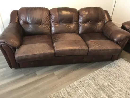 Saxon Ashford Leather 3 piece suite, Old English Brown, bought from Saxon in Bolton! !!!!!!!!!