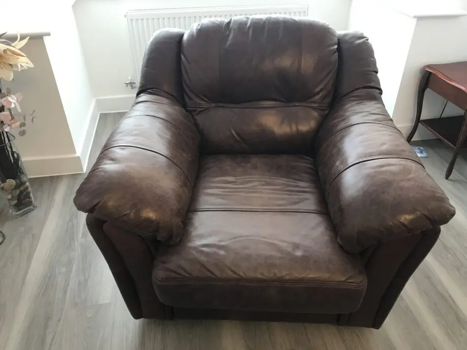 Saxon Ashford Leather 3 piece suite, Old English Brown, bought from Saxon in Bolton! !!!!!!!!!