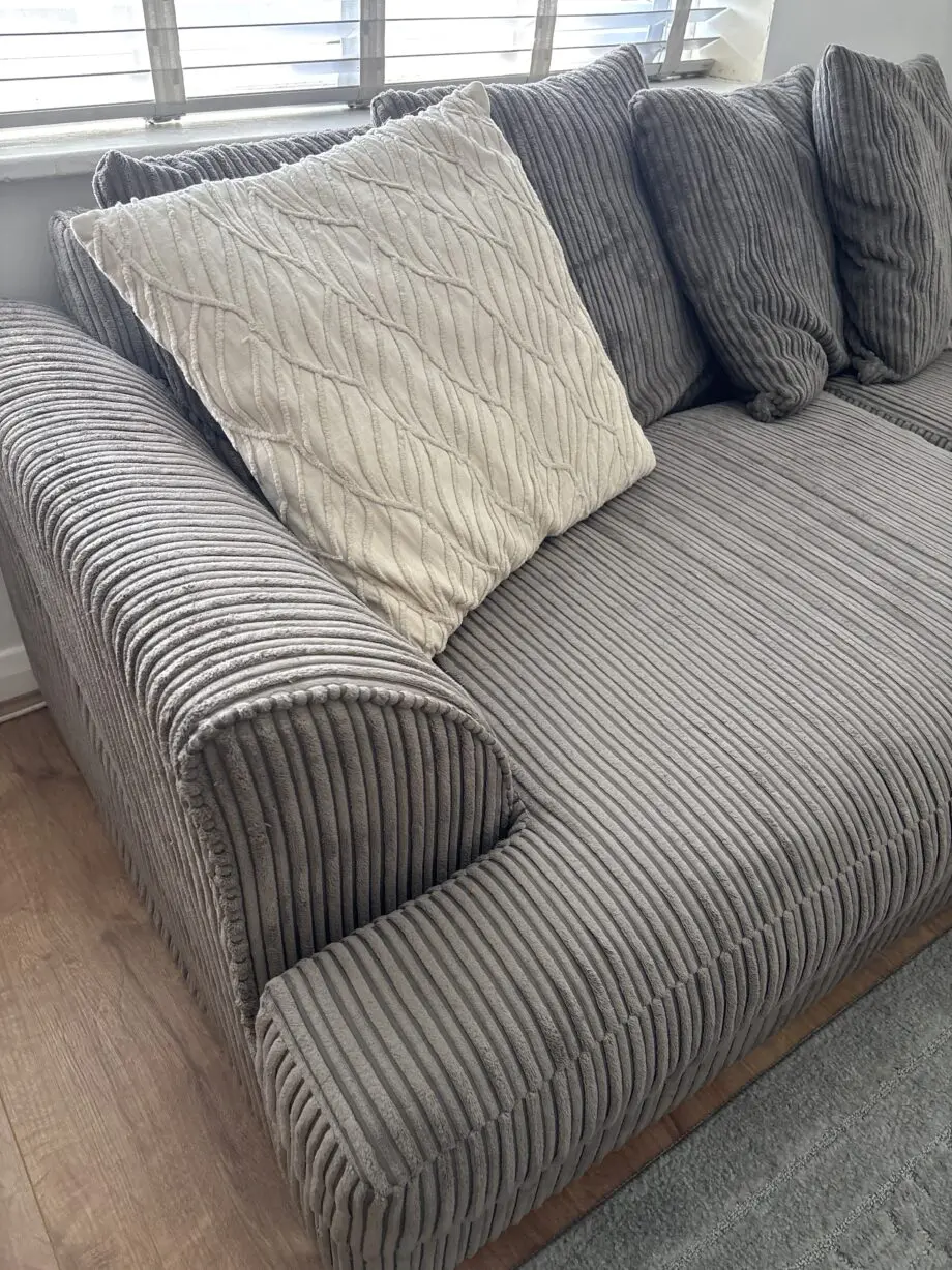 Wayfair AJO corner sofa grey