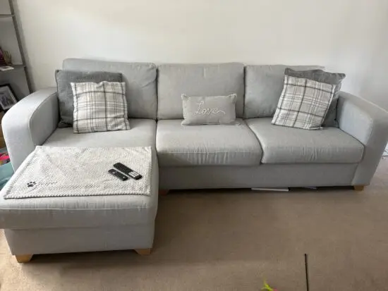 DFS Left Hand Facing Chaise Corner Sofa