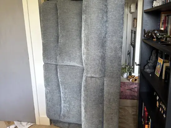 SCS Uxbridge Grey Fabric 3 seater