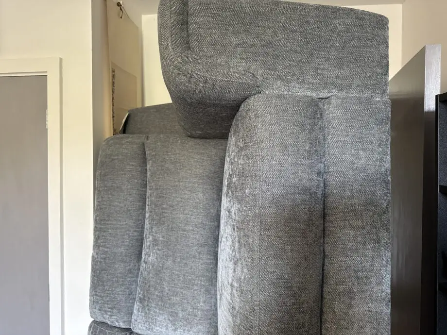 SCS Uxbridge Grey Fabric 3 seater