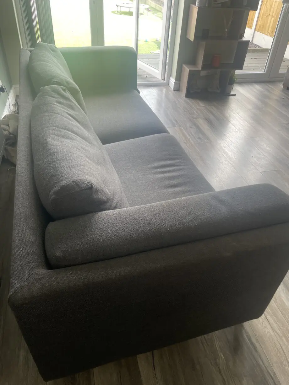 Nockeby Ikea, Grey, 3 and 2 Seater Sofas