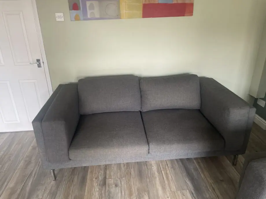 Nockeby Ikea, Grey, 3 and 2 Seater Sofas