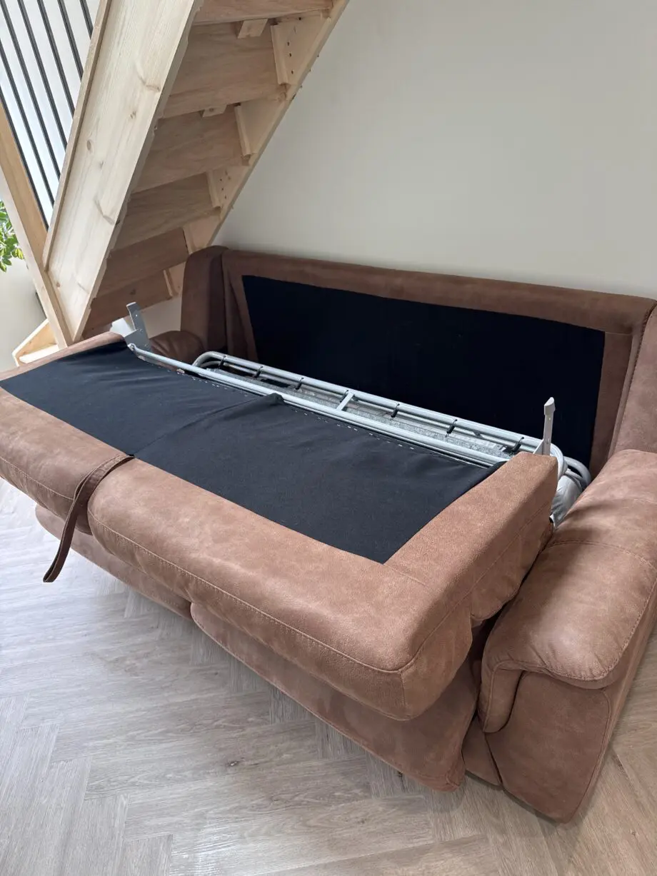 DFS Ronan 3 Seater Sofa Bed Tan