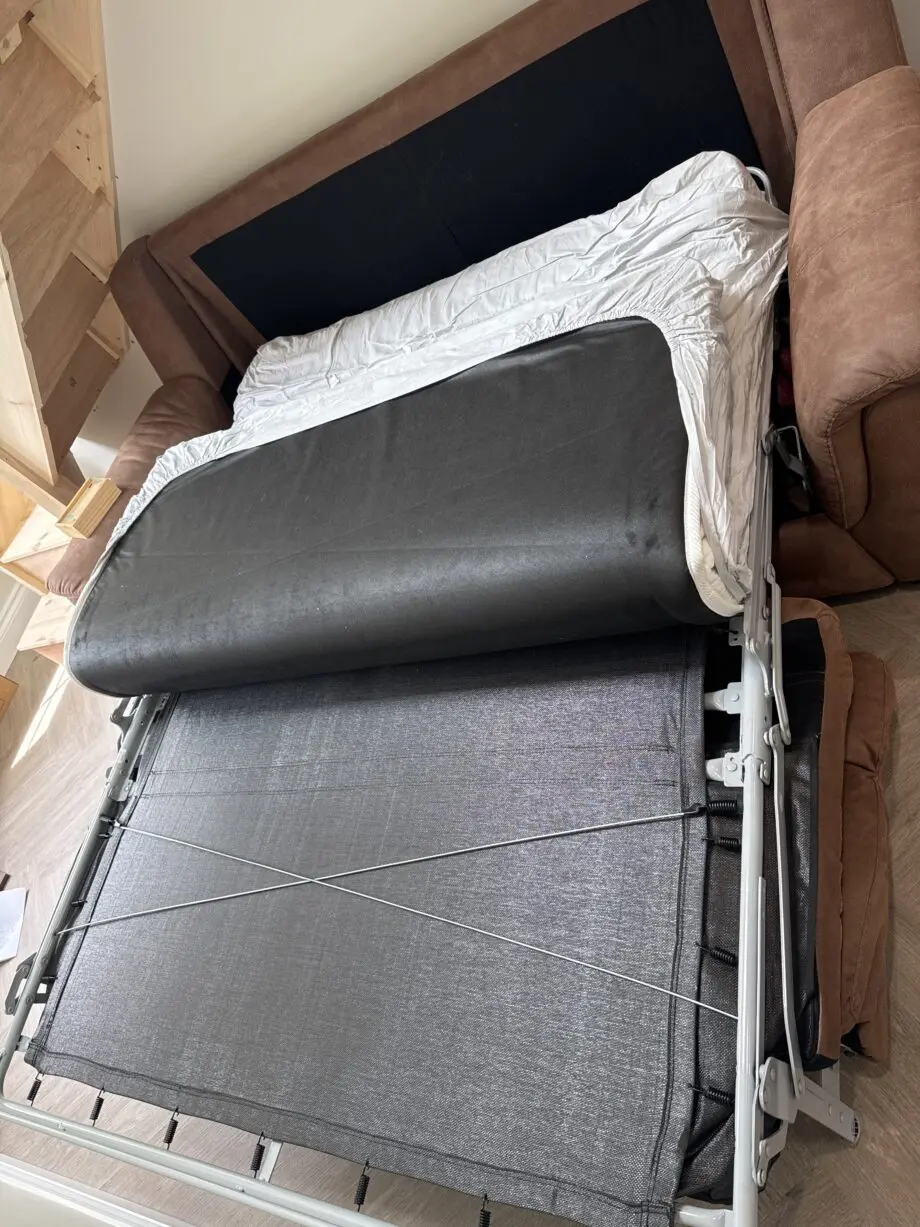 DFS Ronan 3 Seater Sofa Bed Tan