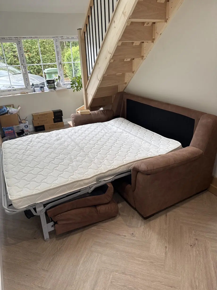 DFS Ronan 3 Seater Sofa Bed Tan