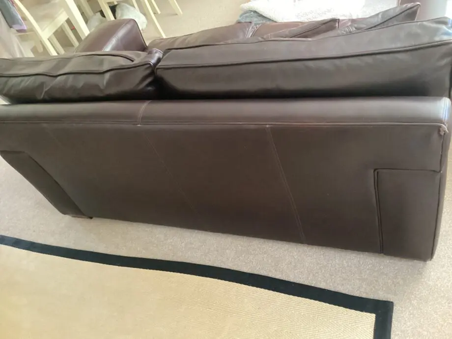 Duresta Brown Leathers sofa set
