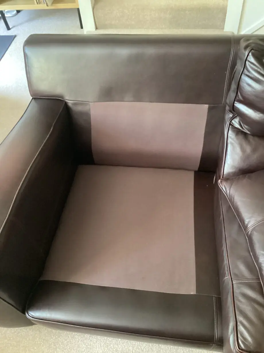 Duresta Brown Leathers sofa set