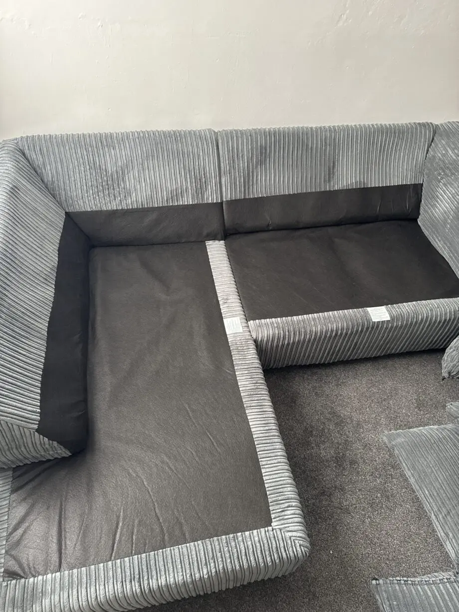 Amalfi High Back Corner Sofa, Left and Right Hand, Grey (Left Hand