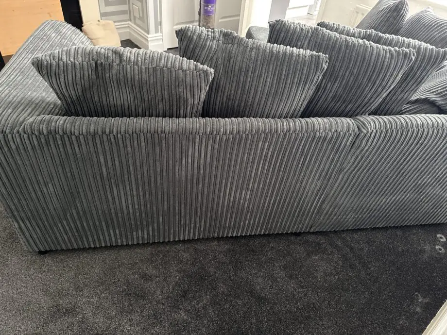 Amalfi High Back Corner Sofa, Left and Right Hand, Grey (Left Hand