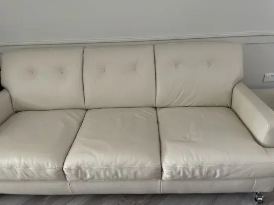 3 seater leather sofa