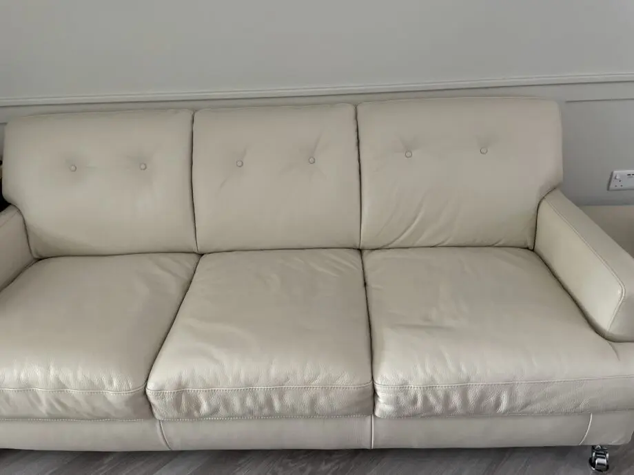3 seater leather sofa
