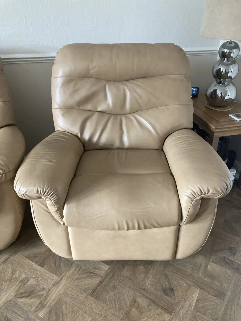 G PLAN LEATHER THREE PIECE