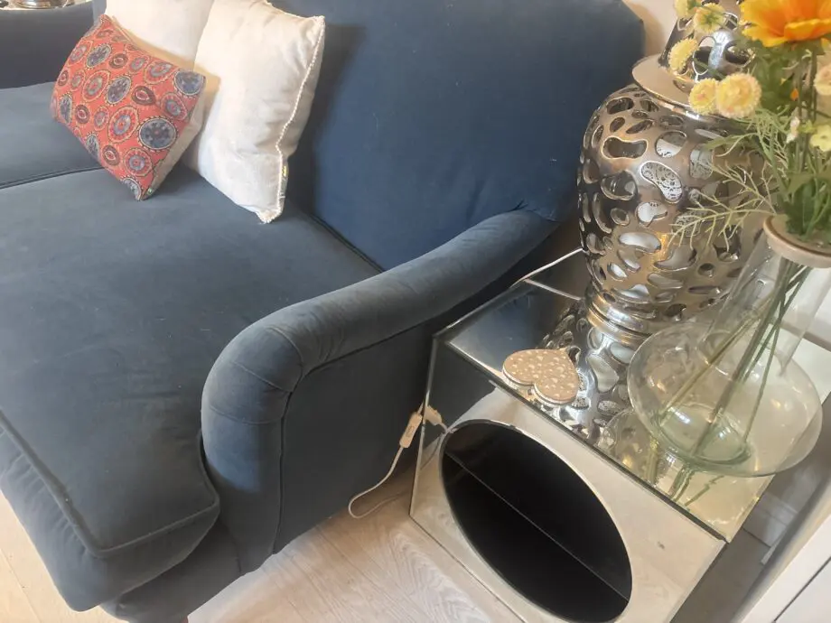 Refurbished and re upholstered Howard style sofa