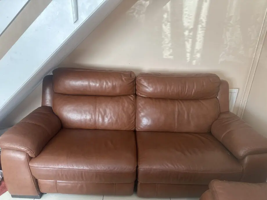 Electric recliner sofa set
