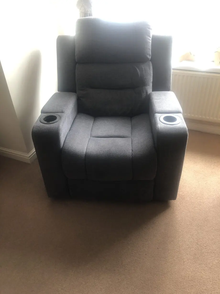 Lawson 3 Piece Suite, Grey Woven Fabric