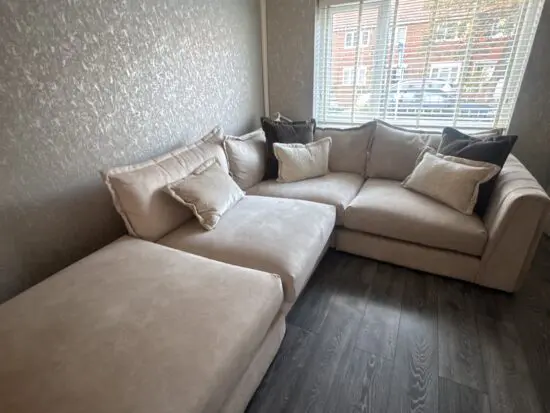 DFS Oatmeal Corner Sofa