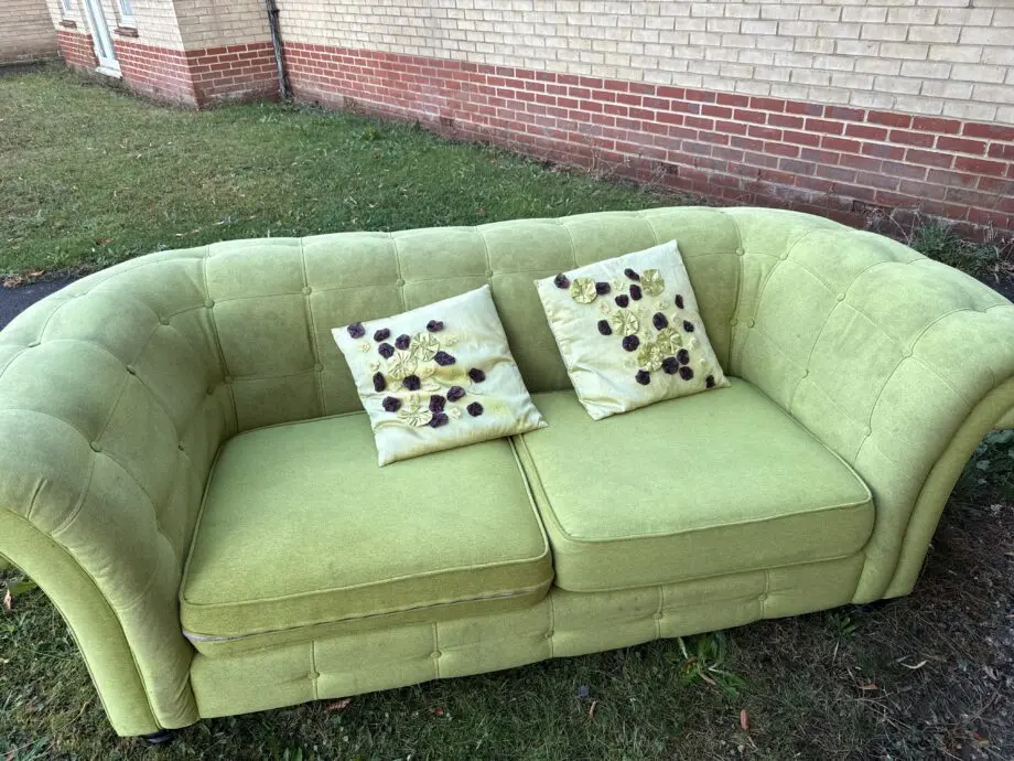 Parrot Green 2seater sofa