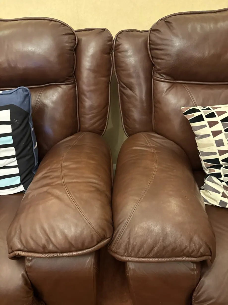 It’s pair of set Leather Sofas