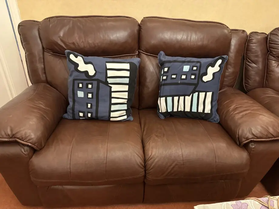 It’s pair of set Leather Sofas