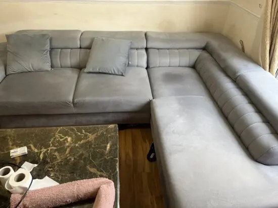 DFS GREY CORNER SOFA