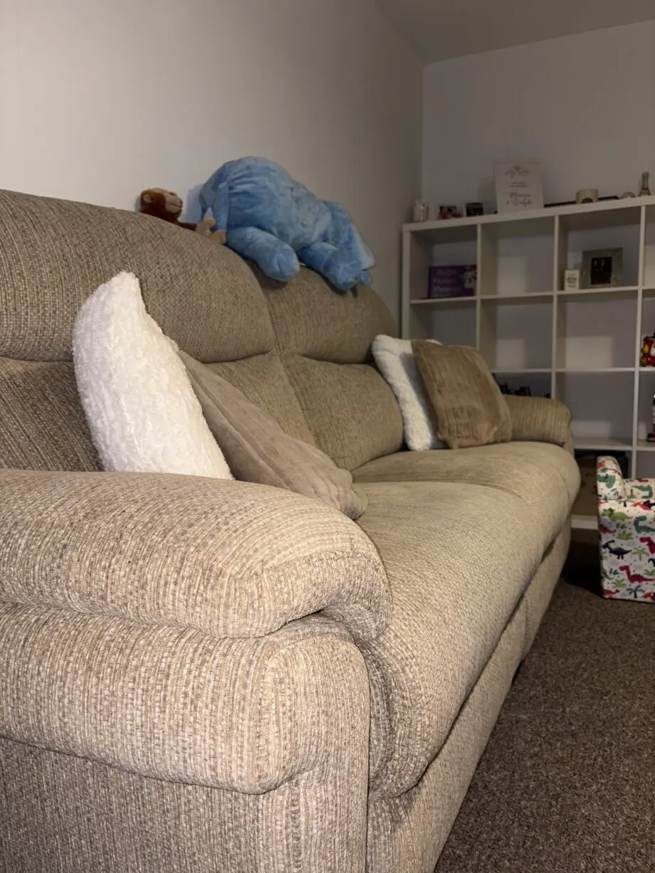 Stone/beige 2 seater Brand new sofa