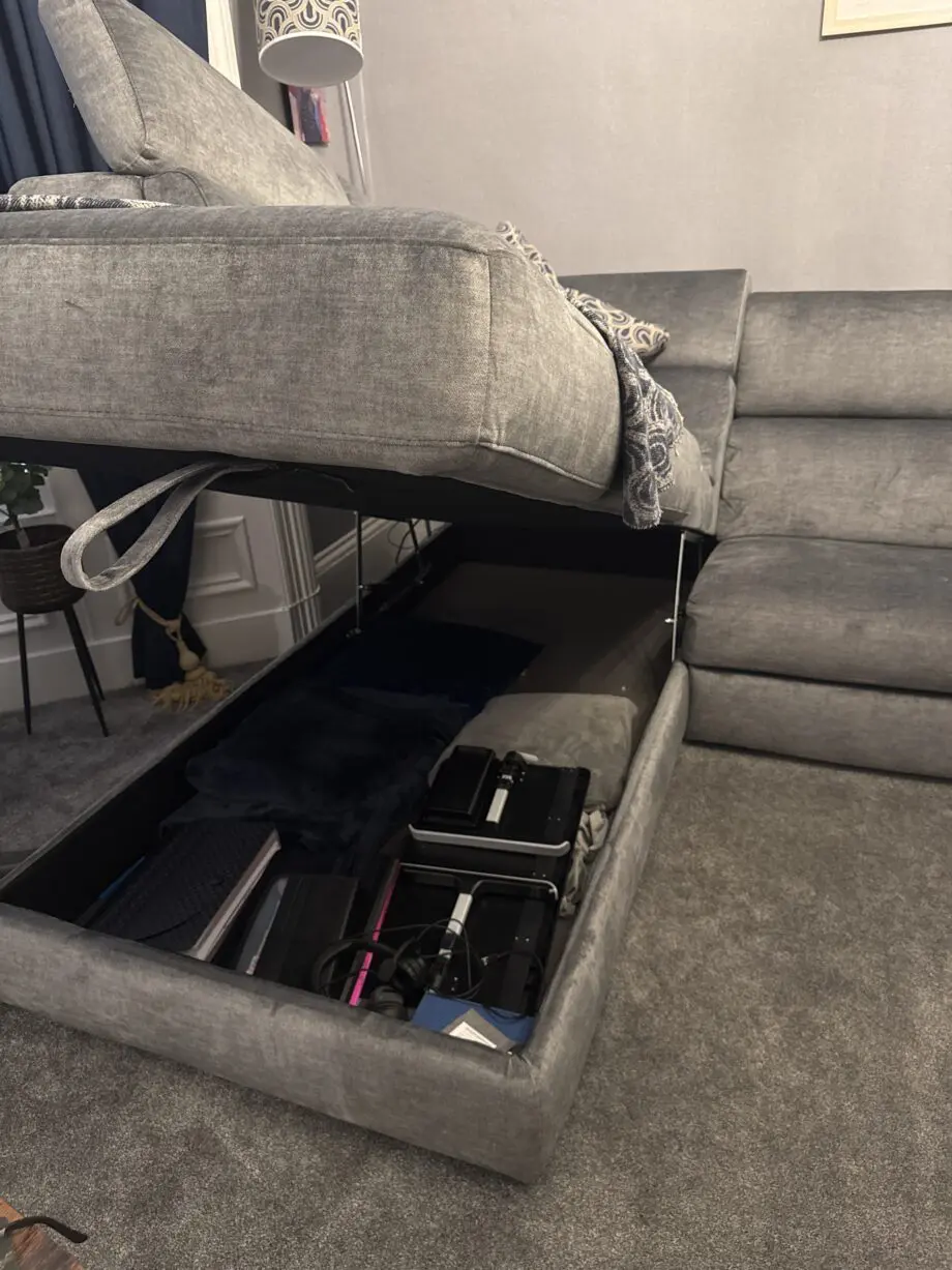 SCS- NORBELLO 2C3 W/SB & LHF CHAISE W/STOR & INORBELLO 2 SEATER SOFA