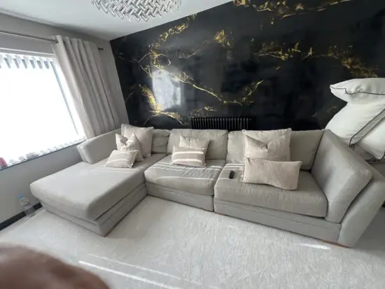 Dfs grey Ada corner sofa