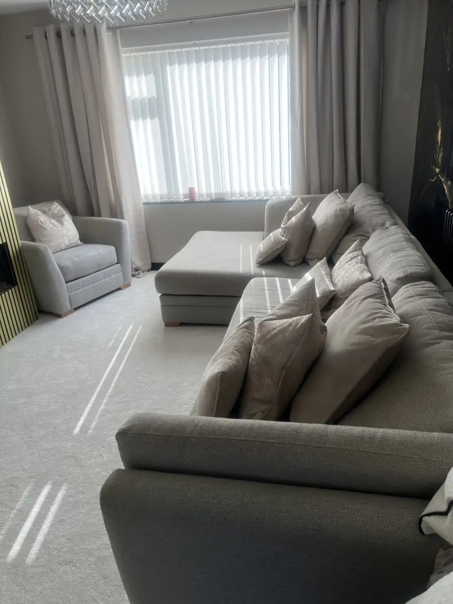 Dfs grey Ada corner sofa